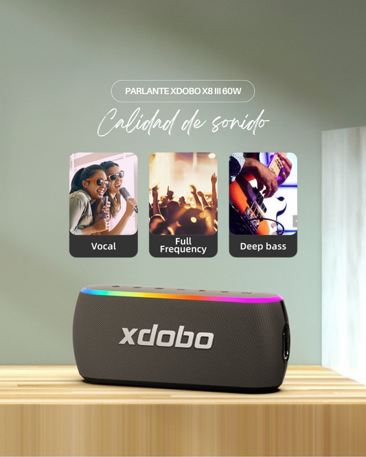 Parlante Xdobo X8 III 60W