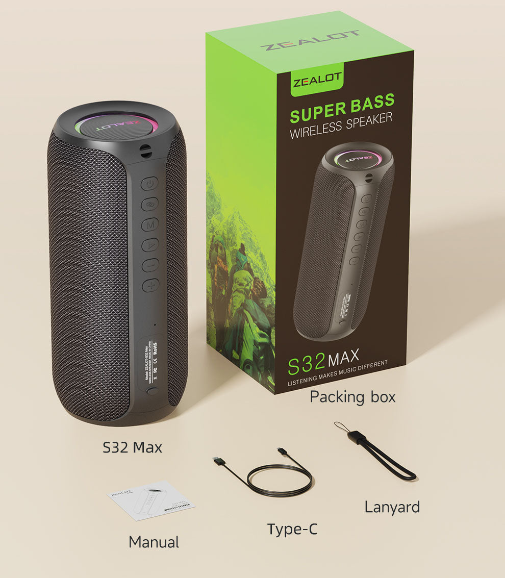 Parlante Bluetooth Zealot S32 Max