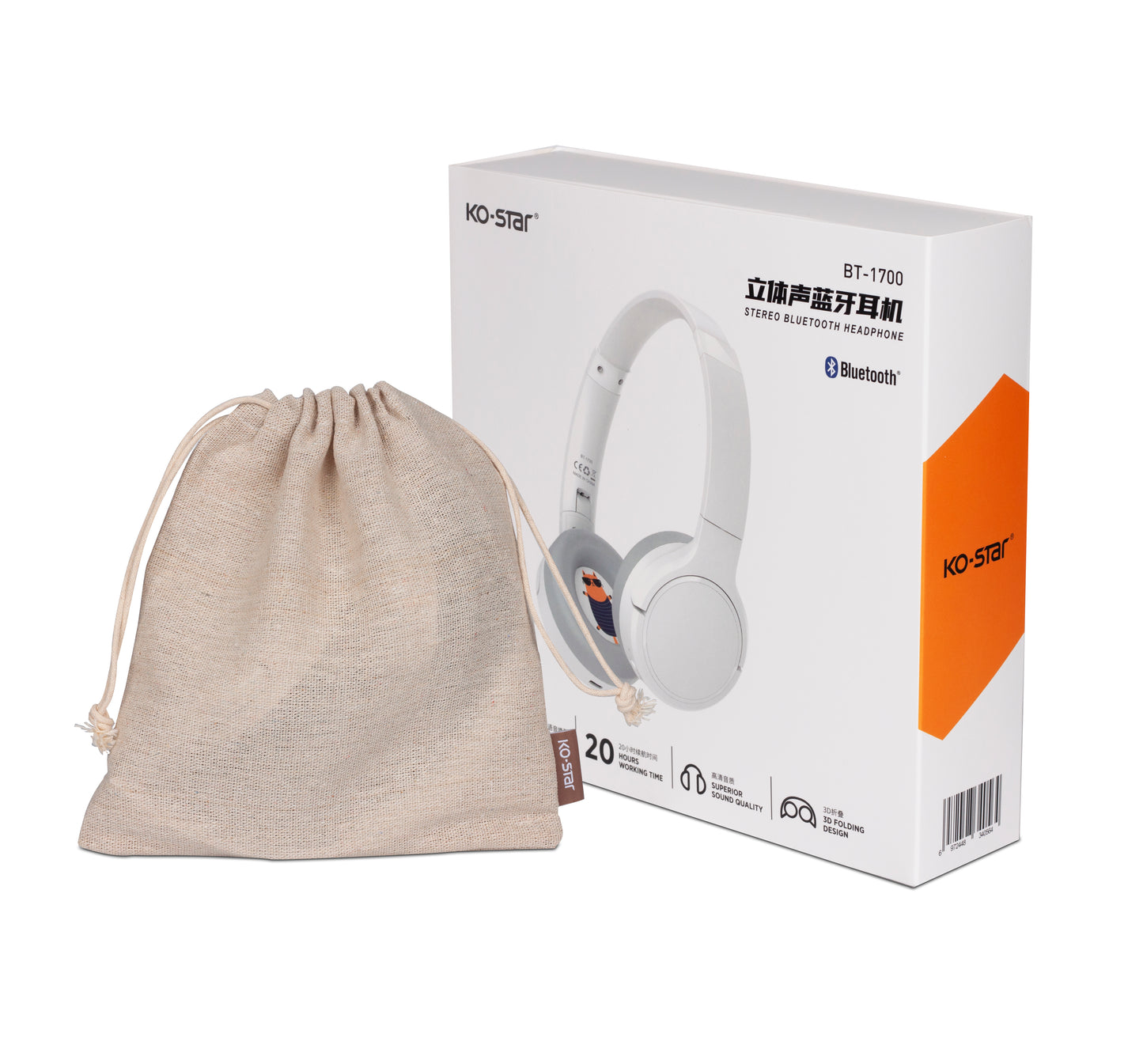Audífono Bluetooth KO-Star BT 1700