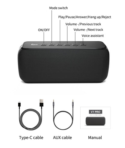 Parlante Bluetooh Cyboris V7 Pro 60W