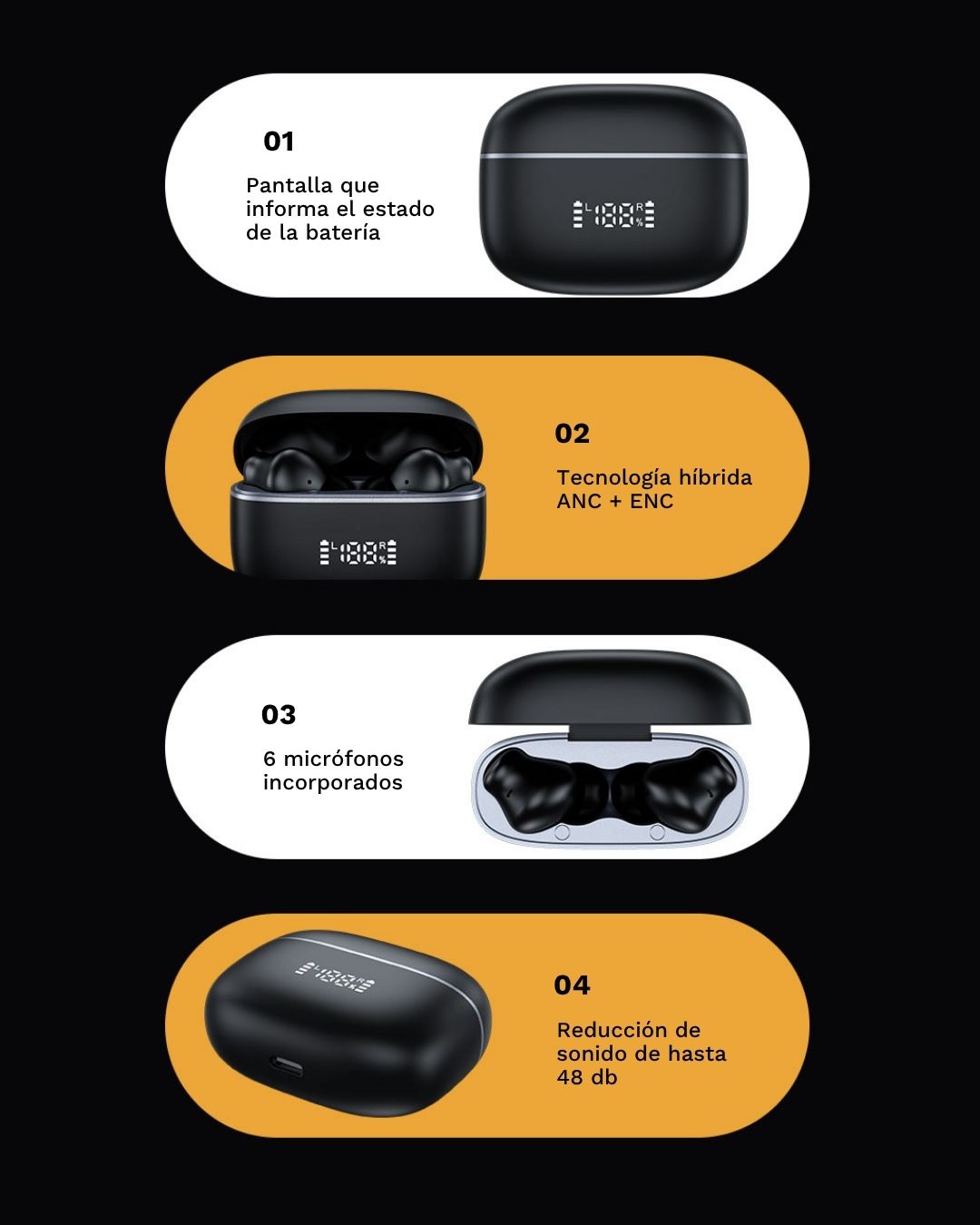 Audífonos Bluetooth Hanvek M20 Pro