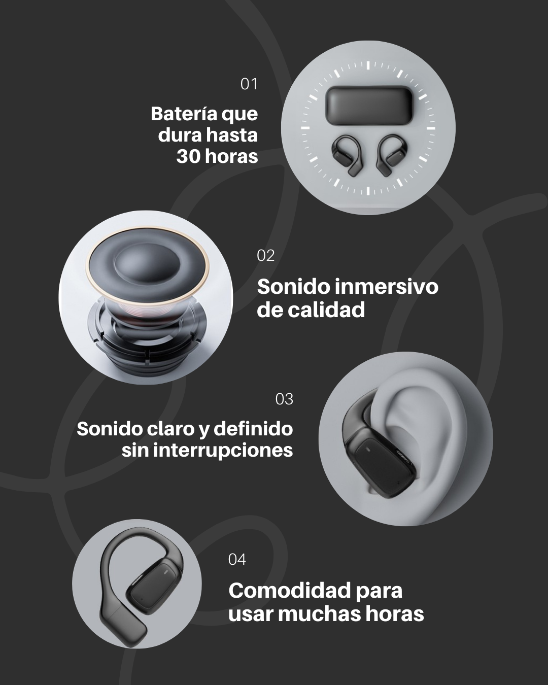 Audífonos deportivos KO-Star AirFit